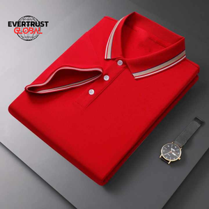 Crear OEM logotipo personalizado verano solapa Polo camisa logotipo impreso manga corta polos logotipo personalizado hombres y mujeres polos - Product Image 5