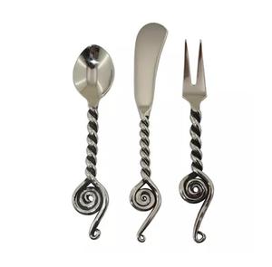 <b>Gold</b> Plated <b>Cutlery</b> <b>Set</b> With Marble Handle New Design Metal <b>Cutlery</b> <b>Set</b> New Look Metal Flatware in Wholesale Price - Product Image 6