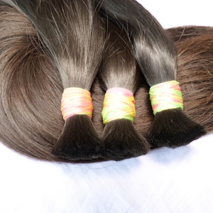 Extensiones de cabello humano virgen natural al por mayor, extensiones de cabello humano virgen alineadas con cutícula - Product Image 3