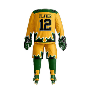 เสื้อเจอร์ซีย์ฮ็อกกี้น้ำแข็งผ้าโพลีเอสเตอร์100% ชุดยูนิฟอร์มดีไซน์ล่าสุดออกแบบได้ตามต้องการชื่อทีม - Product Image 6