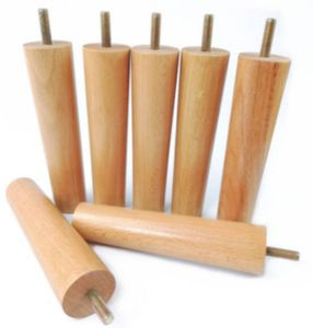 Pieds de meubles contemporains en bois massif robuste pour canapé, table, meuble TV, armoire de chambre à coucher - Product Image 4