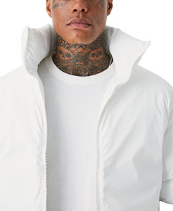 Chaquetas acolchadas de alta calidad de nuevo diseñador pesado para hombre, chaqueta blanca brillante personalizada de talla grande con burbujas de invierno para hombre, chaqueta acolchada para hombre - Product Image 5