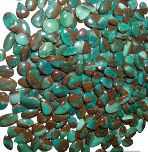 Cabochon de pierres précieuses de jaspe bio chrysoprase naturelle 100% de qualité AAA Lot de gros pour la fabrication de bijoux en chrysoprase bio verte - Product Image 1