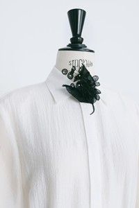 Alta calidad Respetuoso con el medio ambiente 80% Modal 20% Poliéster CAMILA CAMISA CLÁSICA Ropa de marca de moda Blusas y camisas de mujer Fábrica - Product Image 2