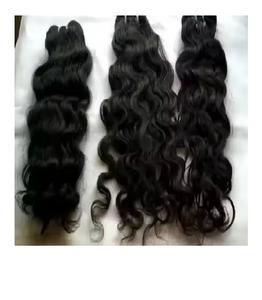 Paquets de cheveux vierges doublement étirés 100g Fournisseurs de cheveux bruts brésiliens doux et soyeux à cuticules alignées Style vague naturelle - Product Image 4