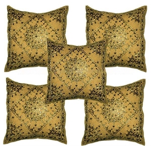 Boho Moroccan Mandalas Pattern Decorative Embroidered Cushion Cover Home Decor Floral <b>Pillow</b> Covers Couch Cushion for Sofa - Product Image 1