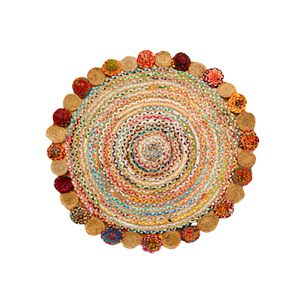 Meilleure vente Grand tapis de luxe en jute tressé fait à la main Motif de prière carré moderne pour cuisine bureau disponible en gros - Product Image 1