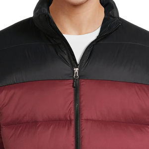 Veste matelassée coupe-vent à col roulé pour homme, de haute qualité, chaude, imperméable et respirante, personnalisable avec logo, vente en gros OEM, idéale pour l'hiver - Product Image 5