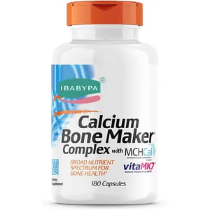 Custom Labels OEM Calcium Bone Maker Complex with MCHCal Bone Health, Muscular, Skeletal & Vascular Health Calcium Capsules
