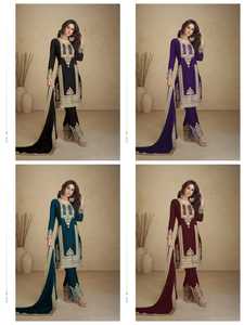 Vêtements pakistanais en tissu Georgette de qualité supérieure les plus vendus ensemble de costumes Salwar Kameez à vendre du fournisseur en gros - Product Image 6