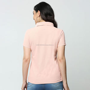 Fit2Fight <b>Polo</b> T-<b>Shirts</b> Custom 100% Cotton Summer Short Sleeve <b>Shirts</b> with Embroidery-Logo Fashionable <b>Ladies</b> <b>Polos</b> - Product Image 2