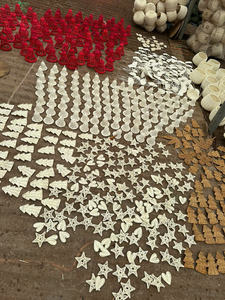 Adornos navideños de ratán ecológicos, accesorios colgantes decorativos para fiestas navideñas, Vietnam - Product Image 3