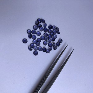 8mm naturel Iolite facettes rondes pierres précieuses taillées en gros pierres en vrac pour la fabrication de bijoux en vrac affaire prix usine vente en ligne maintenant - Product Image 2