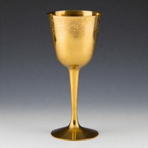 SanctiGlass Divine Grace, cáliz de vino de Metal adornado, Copa tradicional con acabado antiguo para rituales religiosos y altares de Iglesia - Product Image 2