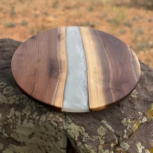 La mejor calidad, recién llegado, Zehra Industries, madera artesanal de lujo, Natural resina epoxi, tabla de servicio de corte de Color personalizable - Product Image 6