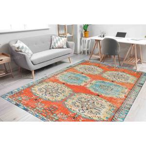 พรมพิมพ์ลายดอกไม้สีสันสดใส - ดีไซน์ทันสมัยแบบตุรกีสำหรับตกแต่งบ้าน, พรมโกเบลน - Product Image 2