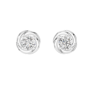 Boucles d'oreilles en diamant CVD EF VVS-VS de 0,4782 CT créées en laboratoire, élégantes en or 18 carats, 14 carats, 10 carats et argent 925, moissanite, rose, jaune - Product Image 3