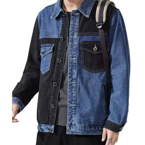 Chaquetas Vaqueras Casuales para Hombre, Logotipo Personalizado, Otoño, Transpirables, Impermeables, Reversibles, Estilo Urbano, Bolsillos con Botones, OEM Pakistán, Hip Hop - Product Image 4