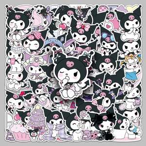 50 simpatici per Sanrio Kuromi 3D adesivi termos impermeabili per Computer e telefoni cellulari decalcomanie Decorative - Product Image 2