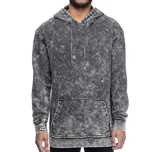 Dernière arrivée de sweat à capuche en flanelle délavée à l'acide pour hommes, nouveau style thermique pour l'hiver, service assuré par OEM, prix de gros - Product Image 1