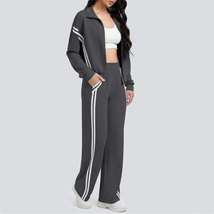 Chándal de Invierno para Mujer de Primera Calidad, con Capucha, Color Sólido, Impresión de Logotipo Personalizada, Ligero, Transpirable, de Secado Rápido y Sensación Cómoda - Product Image 4