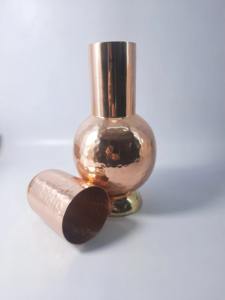 Jarra de Cobre de Alta Calidad con Tapa, Diseño Clásico, Gran Capacidad, Beneficios Antimicrobianos para el Hogar y Viajes - Product Image 3