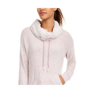 Felpa con Cappuccio Ultra Flirt da Donna, Taglia XS Extra Large, con Collo Alto e Fodera in Sherpa, Modello Junior in Materiale Simil Seta, Colore Viola - Product Image 2