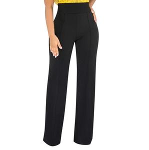 2025 haut tendance femmes survêtement robe pantalon plat Oxford tissu taille haute respirant élégant plaine bas quantité minimale de commande Service nouveauté - Product Image 2