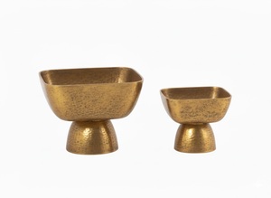 Bol en chocolat et caramel, vaisselle de cuisine, décoration d'intérieur, dernier bol de service tendance avec des poignées modernes et texturées - Product Image 4