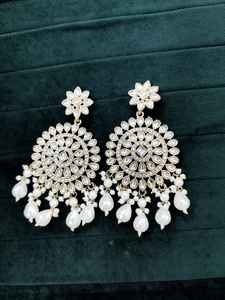 Impresionante diseño de perla de piedra de sombra tradicional con pendiente de joyería de moda Chapado en sombra para mujer - Product Image 3