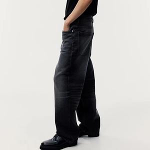 Pantalones Vaqueros Ajustados para Hombre, de la Mejor Calidad, Estilo Urbano, con Botones, de Cintura Alta Elástica, Pantalones de Mezclilla para Hombre y Mujer, Tallas Grandes - Product Image 3