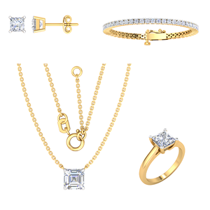 ต่างหูเม็ดเดี่ยวเพชร3กะรัตคุณภาพสูงดีไซน์อินเดียสวยสง่าสีทอง18K สำหรับงานปาร์ตี้และงานแต่งงาน - Product Image 3