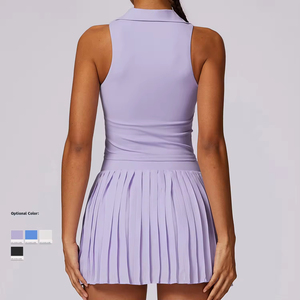 Uniforme DE TENIS personalizado para mujer, vestido de tenis ligero y transpirable para clubes, torneos, escuela y deportes al aire libre - Product Image 3