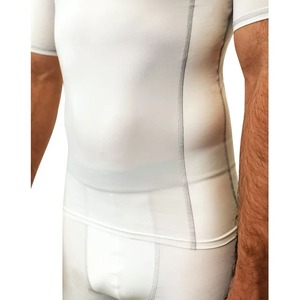 Nuevas camisas de compresión de sublimación Digital de moda para hombres Logotipo personalizado 100% Tela de punto de algodón Servicio OEM - Product Image 2