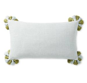 Funda de cojín de lujo Invierno Copo de nieve Funda De Almohada Algodón suave Decoración para el hogar Funda de cojín con borlas - Product Image 4