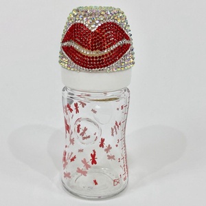 ที่มีคุณภาพสูงที่ทันสมัยหรูหรา160มิลลิลิตรนมน้ำผู้ผลิตผลิตภัณฑ์แก้วริมฝีปากสีแดงทารกขายส่งที่กำหนดเองทารกแรกเกิด - Product Image 5