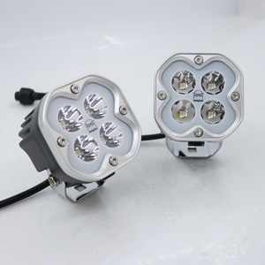 Paire de Phares de Travail LED 3 Pouces RGB DRL CREE 5050 70W 7000LM en Aluminium ADC12 12-60V DC IP68 <span class=keywords><strong>Faisceau</strong></span> 300m <span class=keywords><strong>pour</strong></span> Véhicules Tout-Terrain, Camions, Tracteurs, VTT, SUV - Product Image 3
