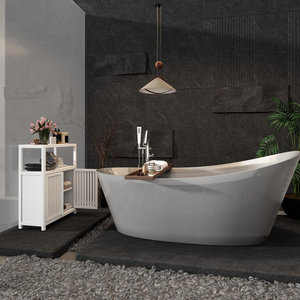 ตู้เก็บของไม้ไผ่หรูหราสำหรับเฟอร์นิเจอร์ห้องน้ำ - Product Image 2
