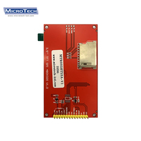 Microtech MTR035HT53A-V1 Modul LCD 3.5 Inci Resolusi 480*320 RGB 65K Warna Layar Sentuh Kapasitif Slot Kartu SD 4-kabel SPI