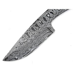 Couteau JEXMOO personnalisé fait à la main en acier Damas, lame vierge multifonctionnelle à motif goutte de pluie, avec un cadeau parfait, couteau pour usage extérieur - Product Image 6