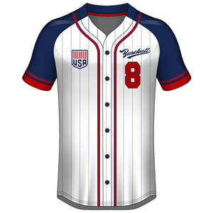 Maillot de baseball pour hommes, personnalisable, OEM, vente en gros, vêtements d'équipe, tissu en maille respirant, séchage rapide, couture durable, style haute performance - Product Image 5