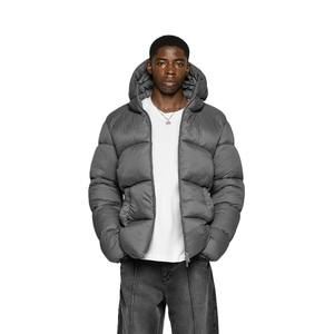 แจ็กเก็ตบับเบิ้ลไฮสตรีทแจ็คเก็ตผ้าไนลอนโพลีเอสเตอร์บุหนาให้ความอบอุ่นกันน้ำกันลม - Product Image 3