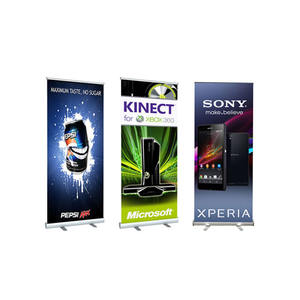 حامل عرض محمول مع لافتة مطبوعة للمعارض والعروض الترويجية - Product Image 2