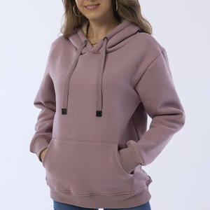 Sudaderas con capucha de lana de punto de manga larga de Color sólido en blanco para mujer y sudaderas con capucha para mujer primavera Otoño Invierno - Product Image 3