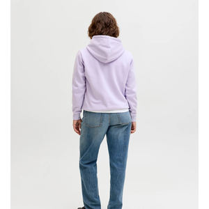 Sweat-shirts à capuche en molleton français pour femmes, surdimensionnés, vintage, lavés, décontractés, blancs, en gros, de haute qualité, haut de sport - Product Image 2