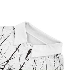 Polos pour hommes à bas prix les plus exigeants et fabriqués sur mesure avec impression complète Conceptions professionnelles OEM personnalisées Polos pour hommes par sublimation - Product Image 3