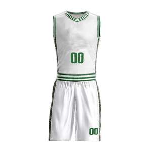 Ensemble de maillot de basket-ball respirant sans manches pour homme, maillot de course réversible, design par sublimation, polyester/coton, tout - Product Image 3