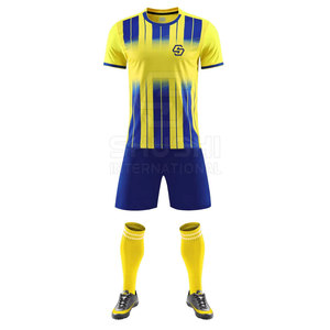 Vente en gros 2025 – Maillot de football unisexe pour adulte, 100 % polyester, manches courtes, séchage rapide, toutes saisons, couleur personnalisée, haute qualité - Product Image 5
