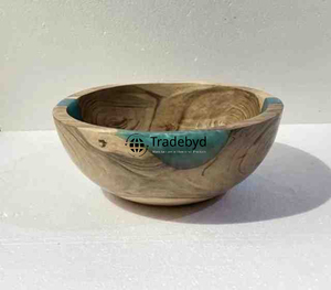 Tradebyd Bol en résine d'élégance rustique pour la décoration de table de cuisine de maison inspirée de la ferme - Product Image 6