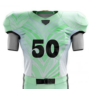 Camiseta de fútbol americano personalizable, uniforme cómodo de secado rápido, diseño corto y transpirable, diferentes estilos, colores personalizados - Product Image 3